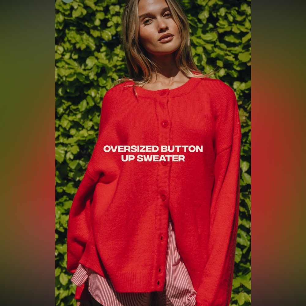 Daily drills oversized sweater - Picture 1 of 2